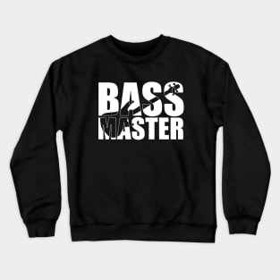 BASS MASTER funny bassist gift Crewneck Sweatshirt